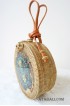 rattan circle bags with wooden hand carving bali